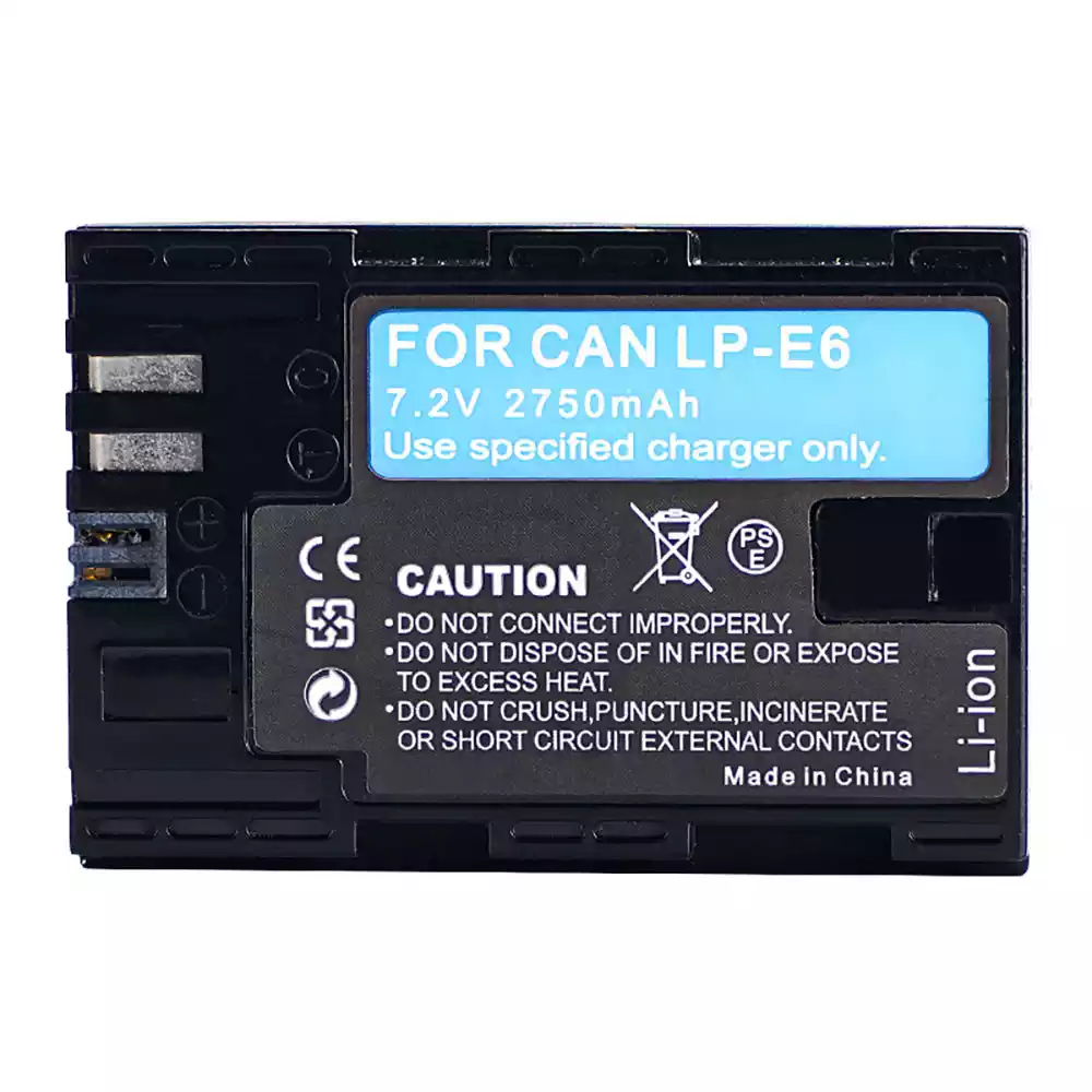 Replacement camera battery for Canon LP-E6