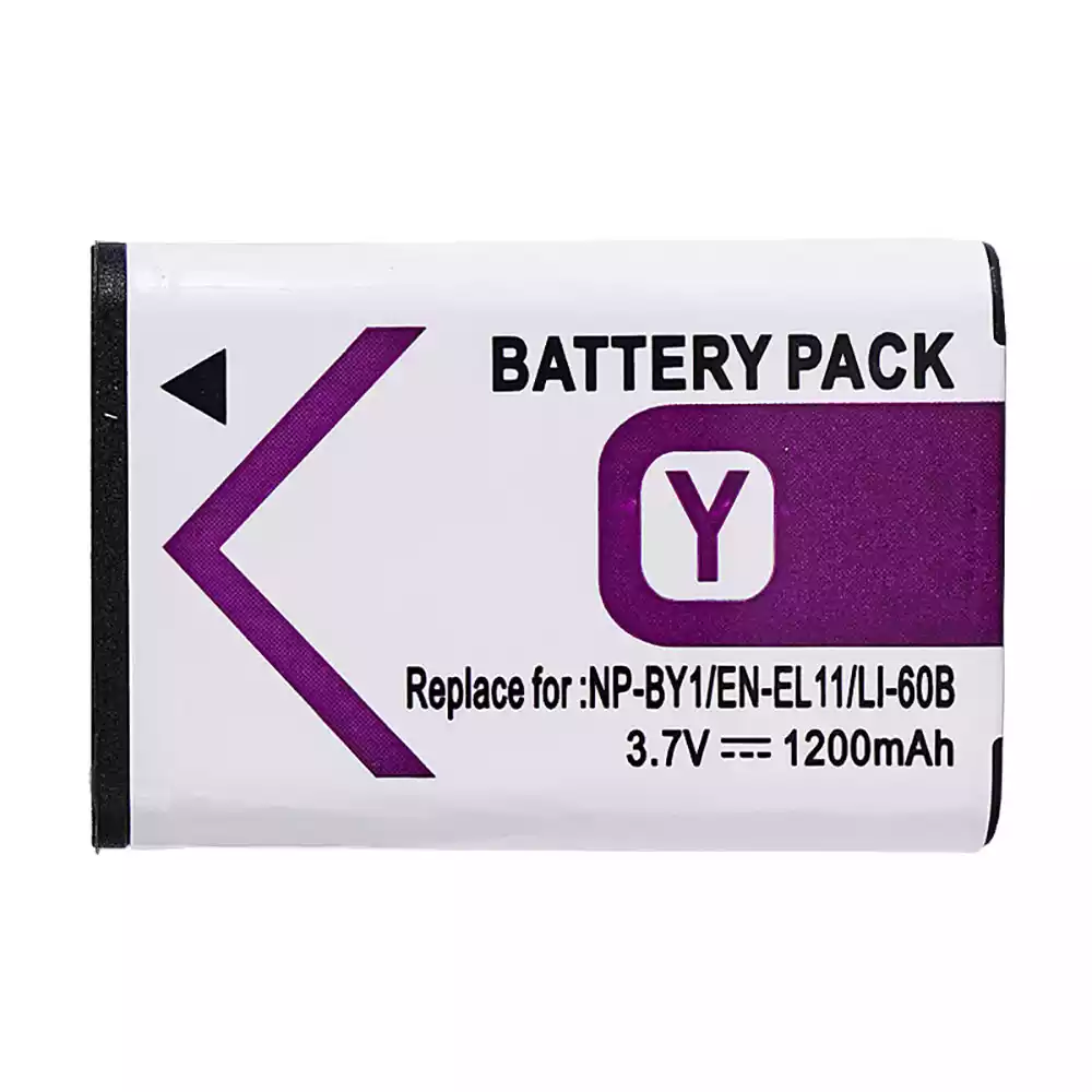 Replacement camera battery for SONY NP-BY1 EN-EL11 LI-60B