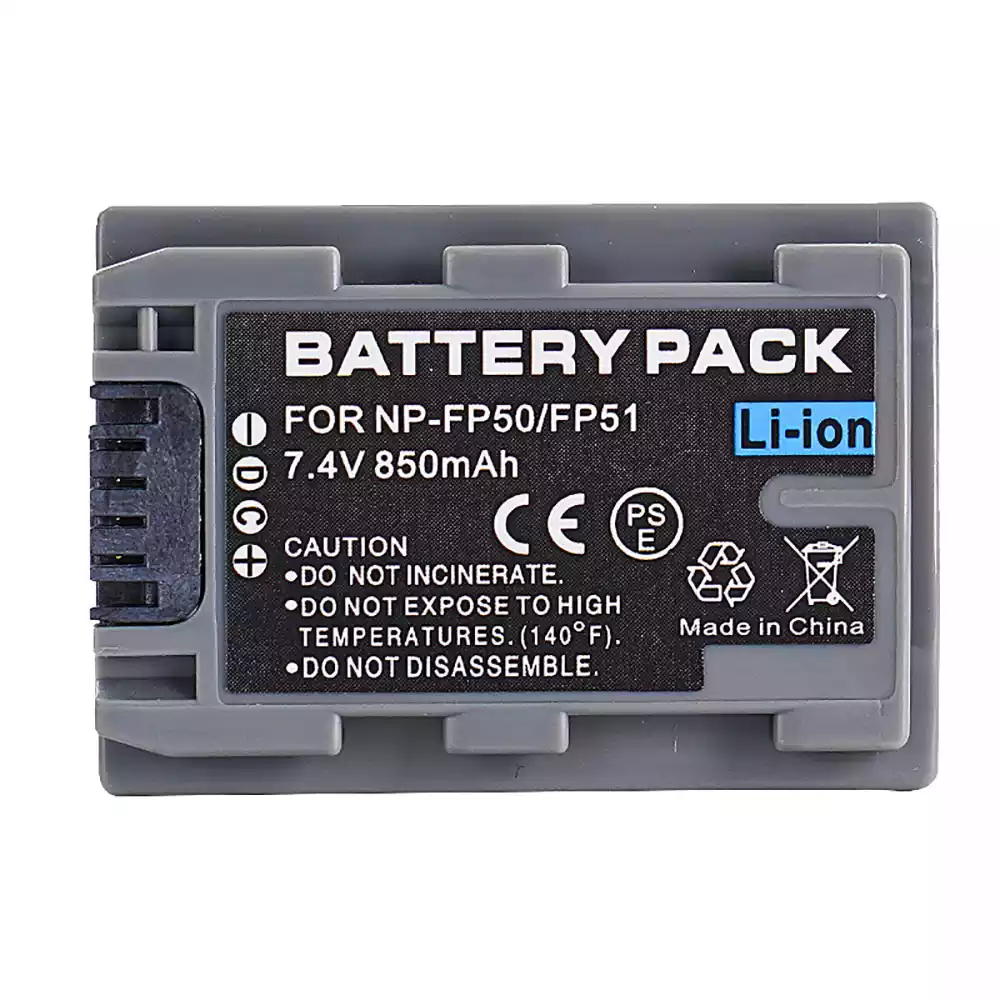 Replacement camera battery for SONY NP-FP50