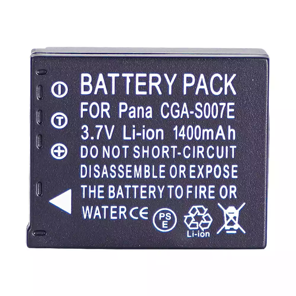 Replacement camera battery for PANASONIC DMC-TZ1 DMC-TZ2 DMC-TZ3 DMC-TZ4 DMC-TZ5 DMC-TZ11 DMC-TZ15 DMC-TZ50