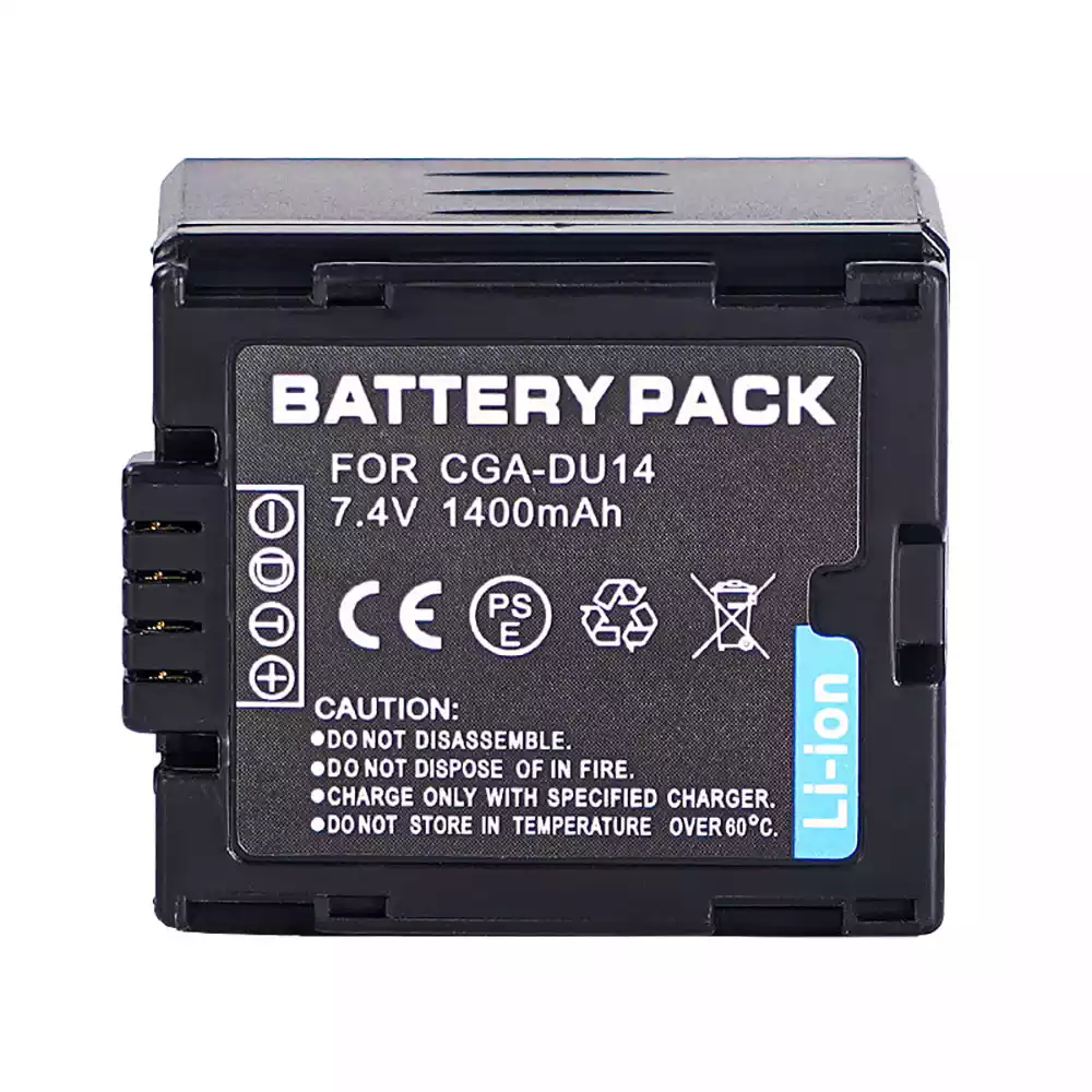 Replacement camera battery for PANASONIC VDR-D100 VDR-D105 VDR-D150 VDR-D158 VDR-D160 VDR-D200 VDR-D210 VDR-D220 VDR-D230 VDR-D250 VDR-D258 VDR-D300 VDR-D308 VDR-D310 VDR-D400