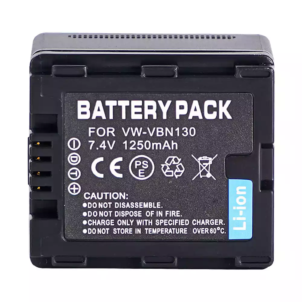 Replacement camera battery for PANASONIC VW-VBN130