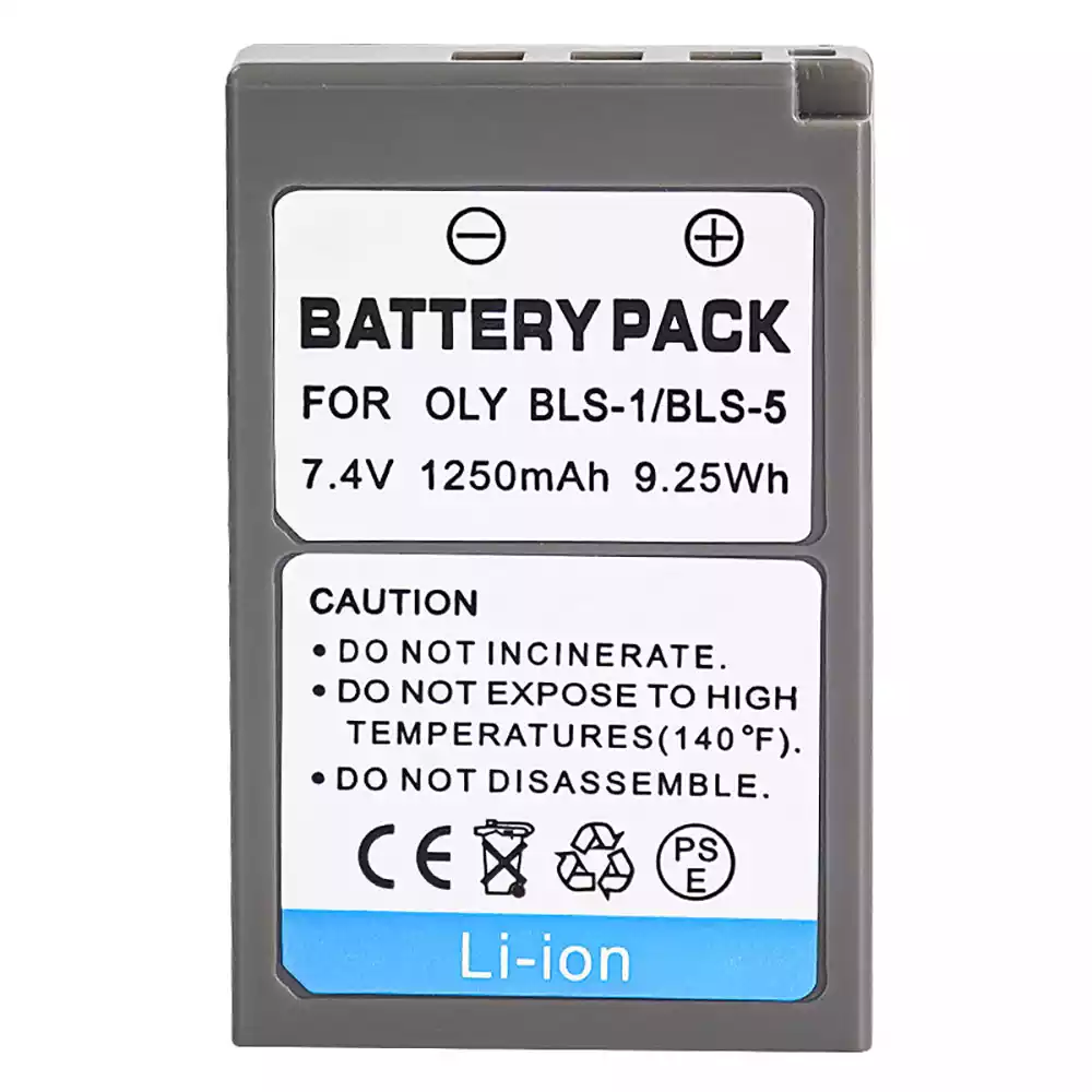 Replacement camera battery for OLYMPUS BLS-1,BLS-5,BLS-50