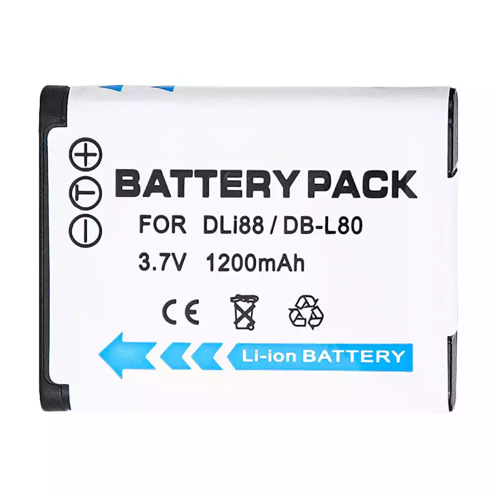 Replacement camera battery for PENTAX D-LI88,D-L188