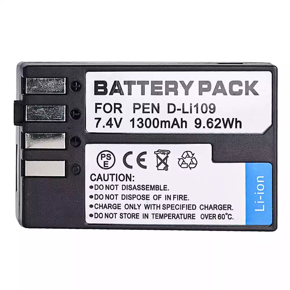 Replacement camera battery for Pentax KF,Pentax KP,Pentax K-r / Kr