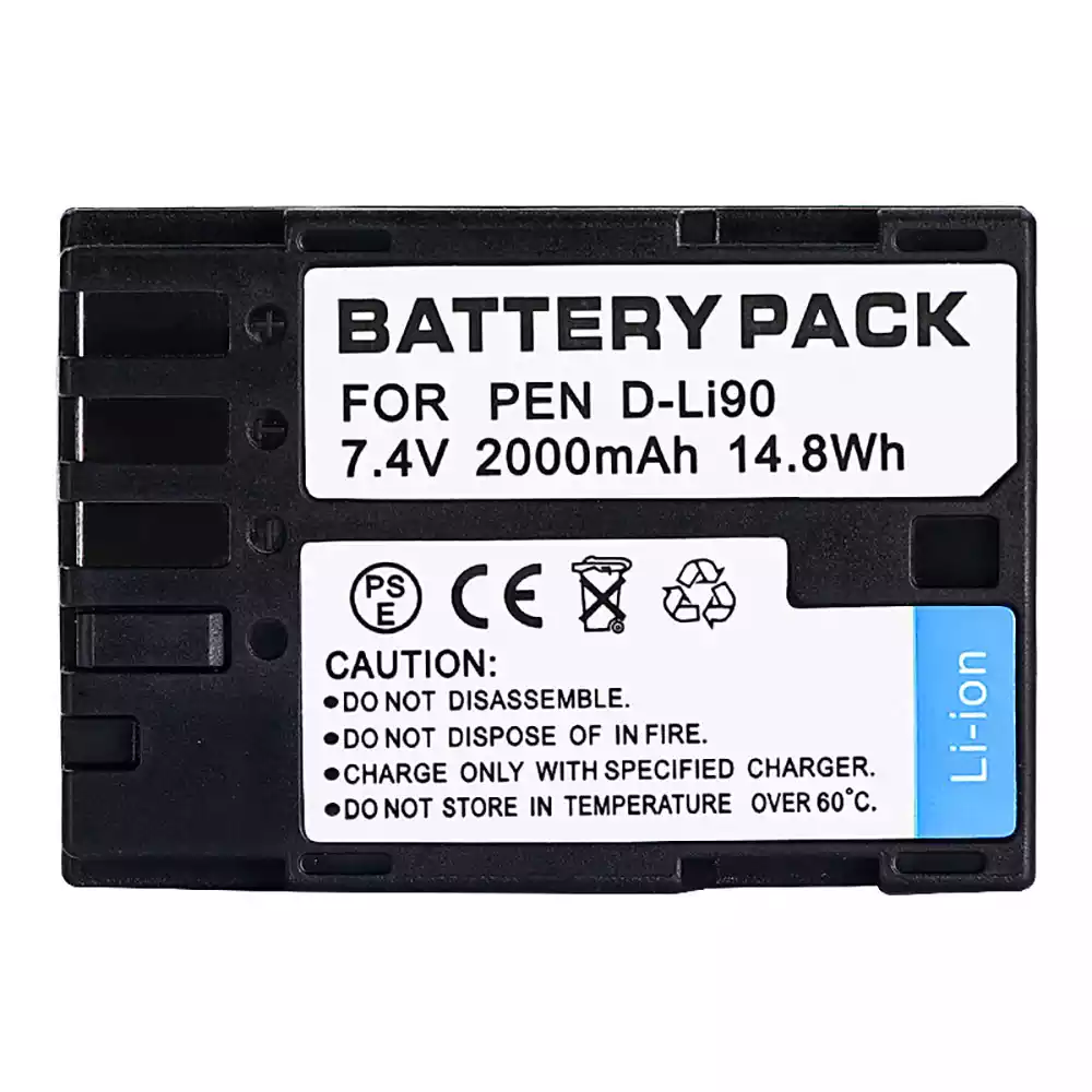 Replacement camera battery for PENTAX D-LI90,D-L190