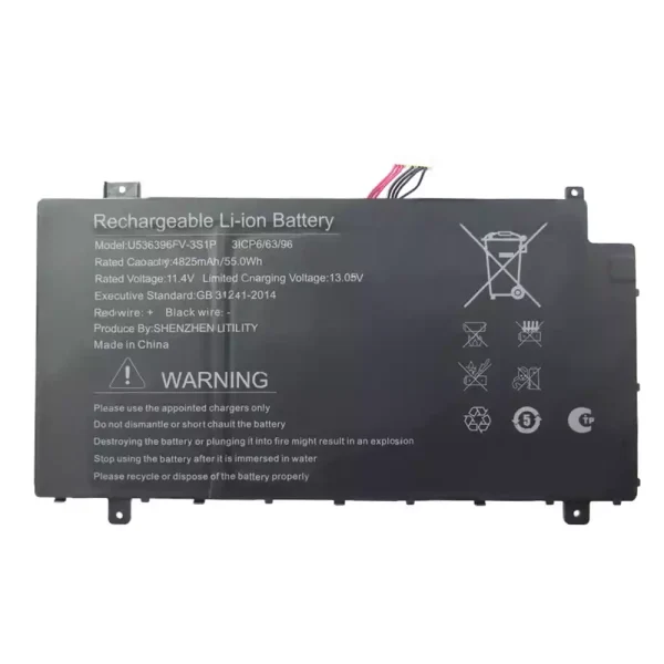 Genuine laptop battery for U536396PV-3S1P