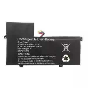 Genuine laptop battery for GSP4274115