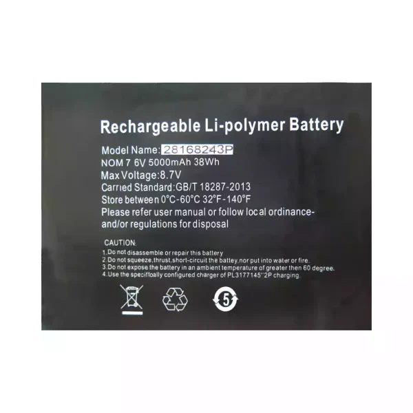 Genuine laptop battery for 28168243P - Image 2