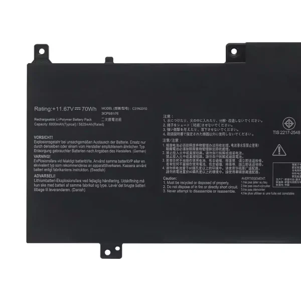 Genuine laptop battery for ASUS C31N2310 - Image 3