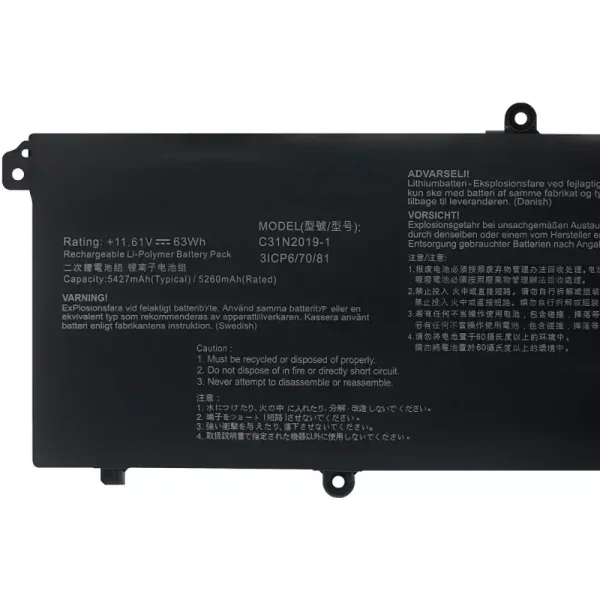 Genuine laptop battery for ASUS C31N2019-1 - Image 3