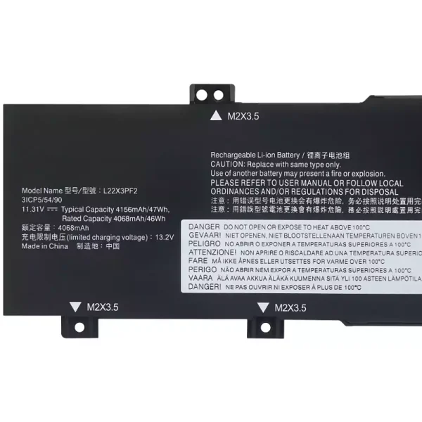 Genuine laptop battery for LENOVO L22X3PF2 L22L3PF2 L22M3PF2 L22D3PF2 L22C3PF2 - Image 3