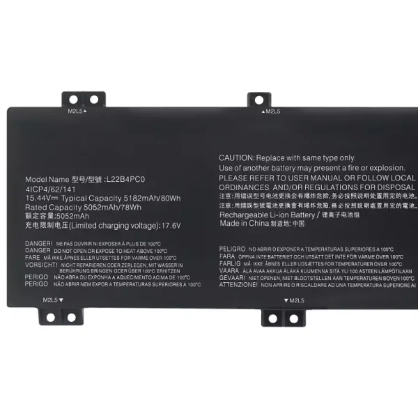 Genuine laptop battery for LENOVO L22B4PC0 L22M4PC0 L22D4PC0 L22C4PC0 L22X4PC0 - Image 3