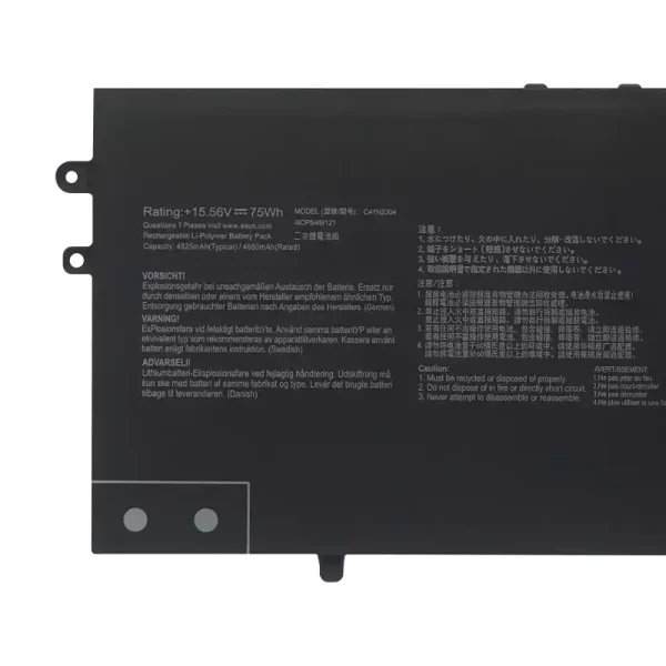Genuine laptop battery for ASUS C41N2304 - Image 3