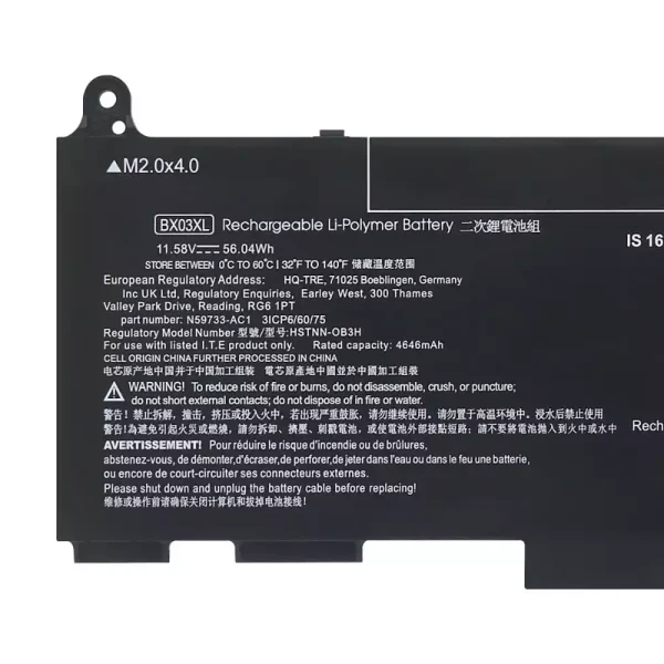 Genuine laptop battery for BX03XL - Image 3
