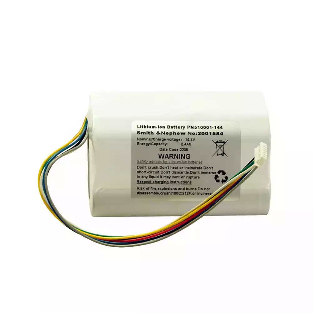 Replacement battery for LG144,510001-144,Smith & Nephew No.2001584,RENASYS GO
