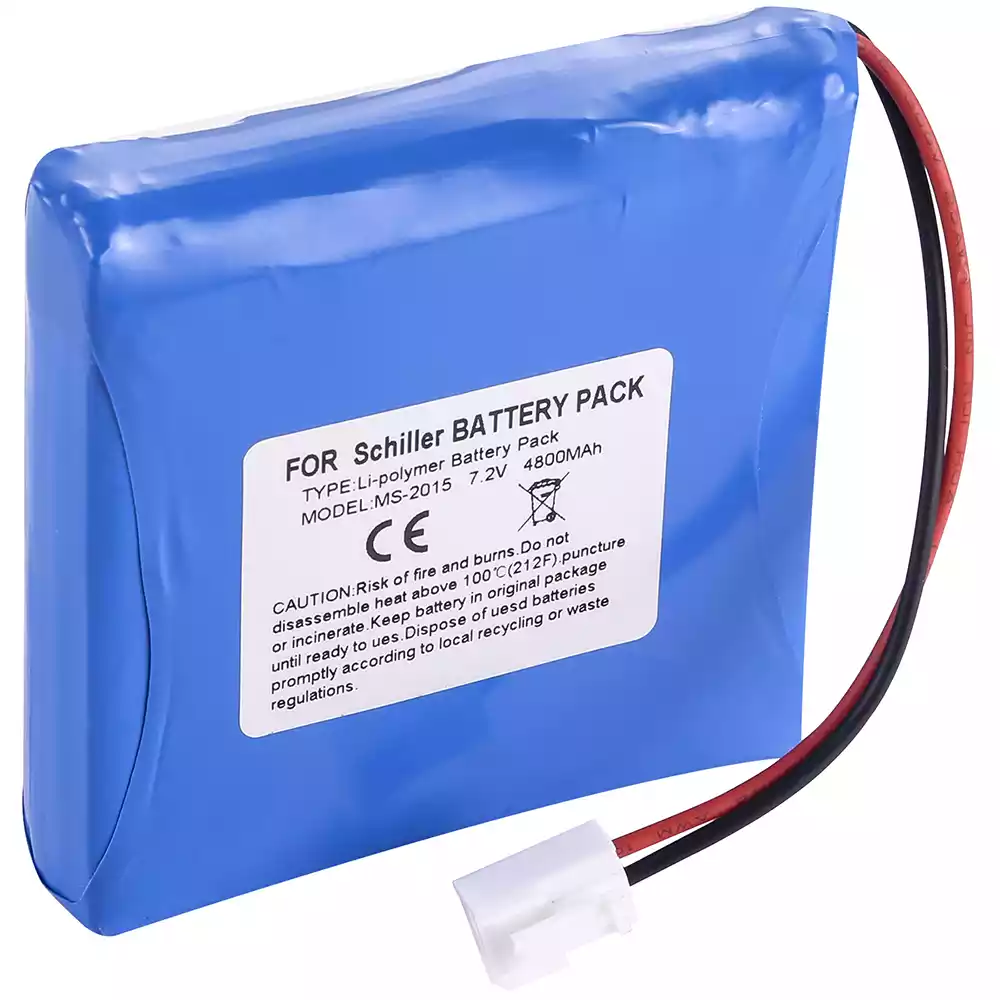Replacement battery for Schiller CardioVit AT102+ MS-2007 MS-2010 MS-2015