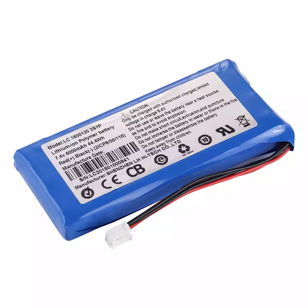 Replacement battery for 1650120 2S1P