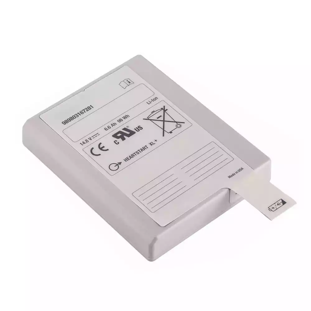 Replacement battery for Philips HEARTSTART XL+ 989803167281