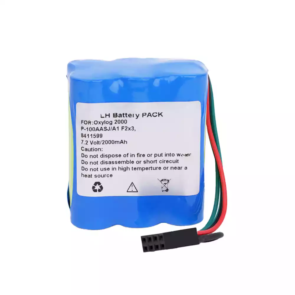 Replacement battery for Oxylog 2000 P-100AASJ/A1 F2x3 8411599