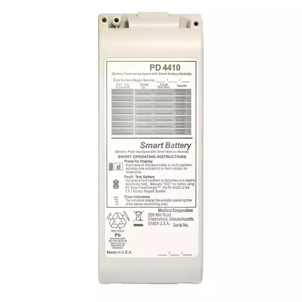 Replacement battery for Zoll PD1400 PD1600 PD1700 PD2000