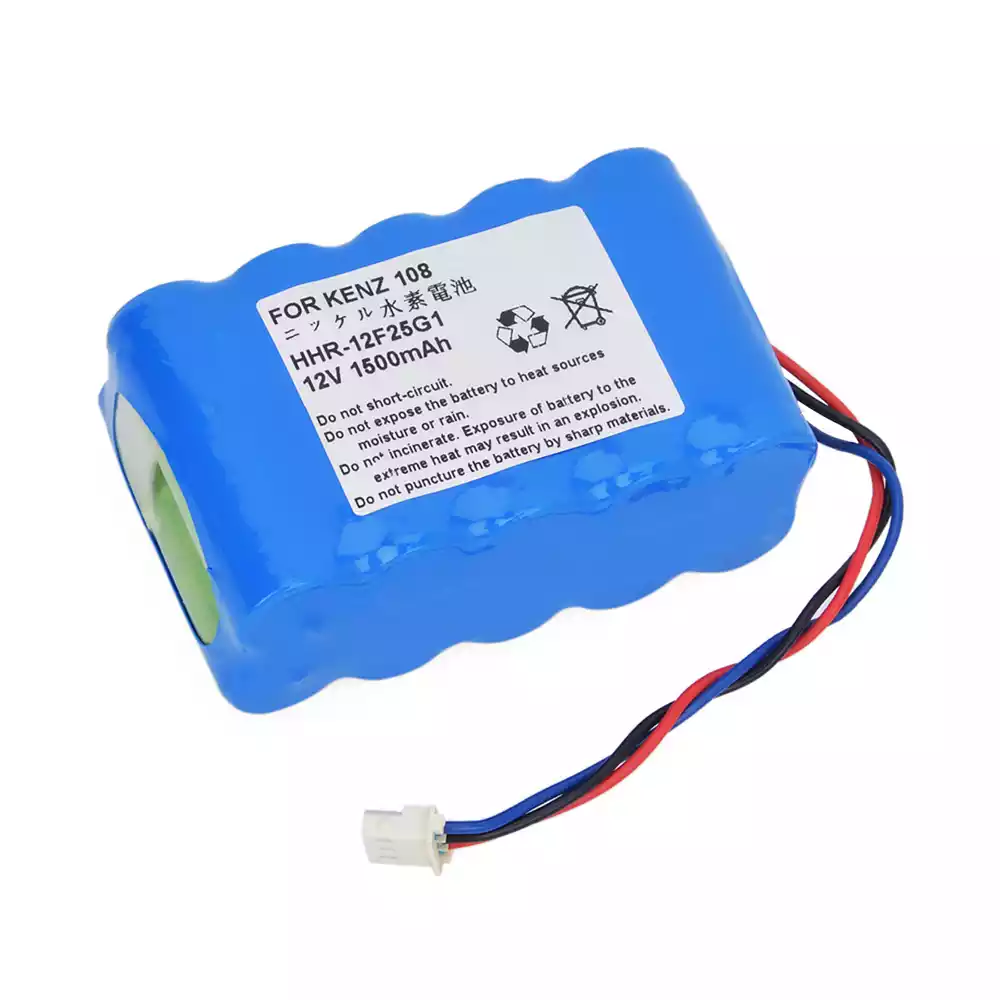 Replacement battery for Kenz Cardico ECG-108 ECG-110 HHR-12F25G1