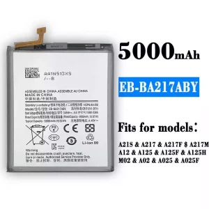 Genuine cell phone battery EB-BA217ABY for Samsung  A21S/A217/A217F/A217M/A12/A125/A125F/A125H/M02/A02/A025/A025F
