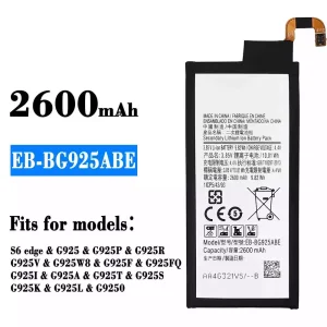 Genuine cell phone battery EB-BG925ABE for Samsung S6 edge