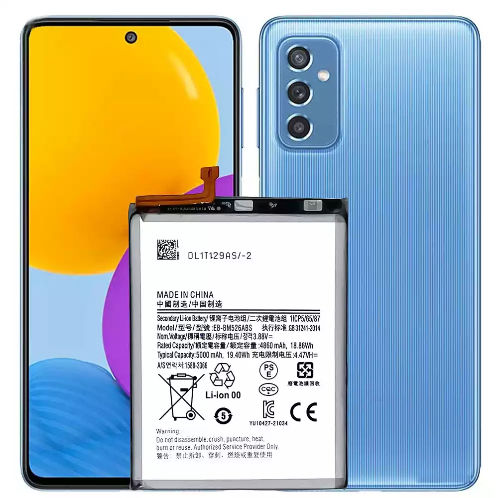 Genuine cell phone battery EB-BM526ABS for Samsung M52 5G/A23/M53/F23/A73 5G - Image 4