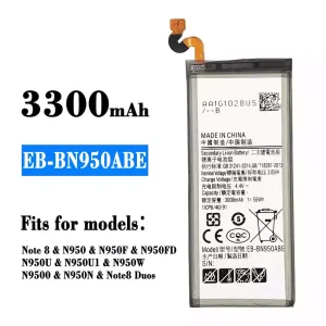 Genuine cell phone battery EB-BN950ABE for Samsung Note 8/Note8 Duos
