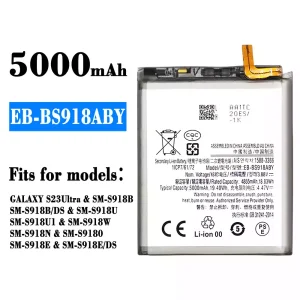 Genuine cell phone battery EB-BS918ABY for Samsung GALAXY S23 Ultra