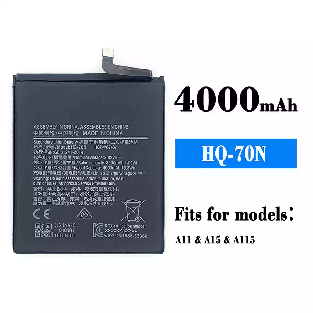 Genuine cell phone battery HQ-70N for Samsung A11/A15