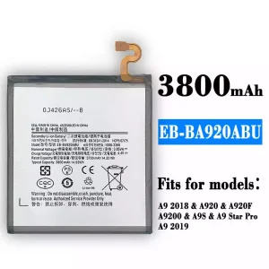 Genuine cell phone battery EB-BA920ABU for Samsung A9 2018/A9 2019