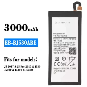 Genuine cell phone battery EB-BJ530ABE for Samsung J5 2017/J5 Pro 2017