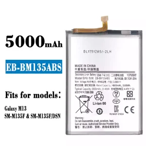 Genuine cell phone battery EB-BM135ABS for Samsung Galaxy M13