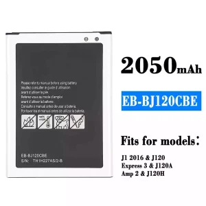 Genuine cell phone battery EB-BJ120CBE for Samsung J1 2016