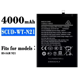 Genuine cell phone battery SCUD-WT-N21 for Samsung N21