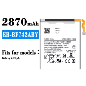 Genuine cell phone battery EB-BF742ABY for Samsung Galaxy Z Flip 6