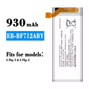 Genuine cell phone battery EB-BF712ABY for Samsung Z Flip 3,Z Flip 2