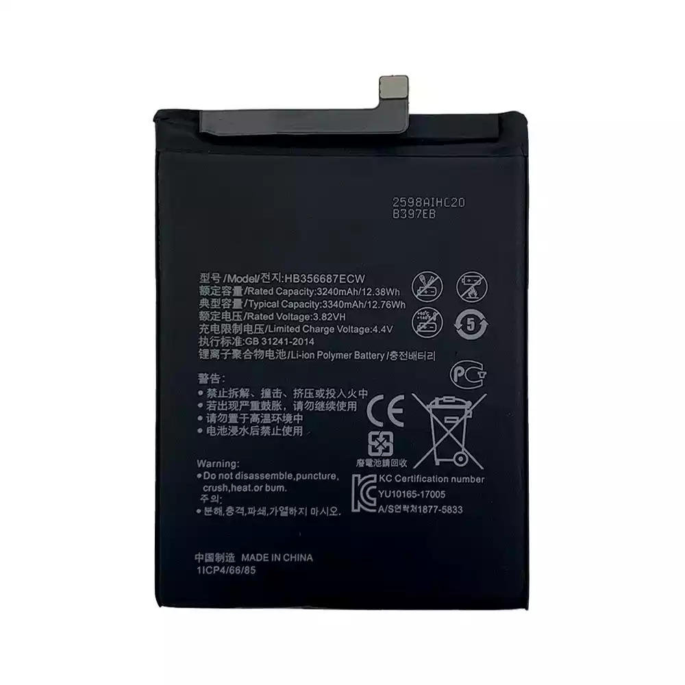 Genuine cell phone battery HB356687ECW for HUAWEI Nova 3i / Mate 10 Lite / Nova 2i / Honor 9i / Honor 7X / Nova 2s / nova 4e/P30 lite / P30 Lite 2020 / - Image 4