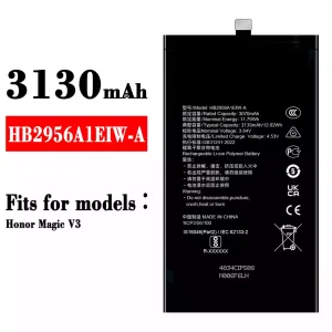 Genuine cell phone battery HB2956A1EIW-A for HUAWEI Honor Magie V3