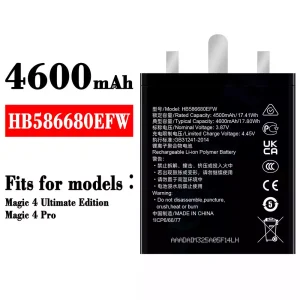 Genuine cell phone battery HB586680EFW for HUAWEI Magic 4 Ultimate Edition / Magic 4 Pro
