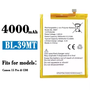 Genuine cell phone battery BL-39MT for Tecno CD8 /Camon 15 Pro