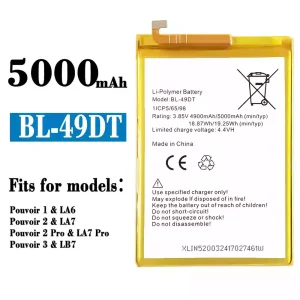 Genuine cell phone battery BL-49DT for Tecno Pouvoir 1 / Pouvoir 2 / Pouvoir 2 Pro / Pouvoir 3