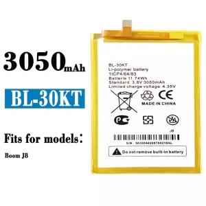 Genuine cell phone battery BL-30KT for Tecno Boom J8
