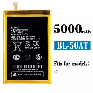 Genuine cell phone battery BL-50AT for Tecno L5