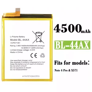 Genuine cell phone battery BL-44AX for Infinix Note 4 Pro