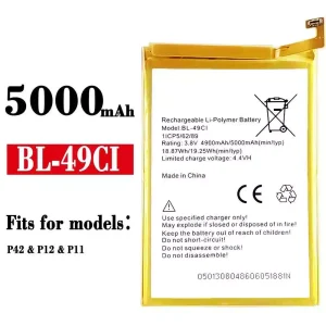 Genuine cell phone battery BL-49CI for ITEL P42 / P12 / P11