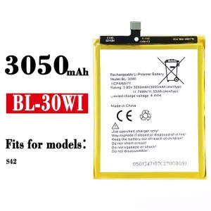Genuine cell phone battery BL-30WI for ITEL S42