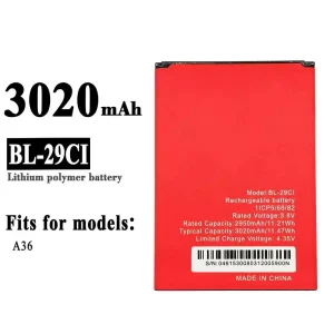 Genuine cell phone battery BL-29CI for ITEL A36